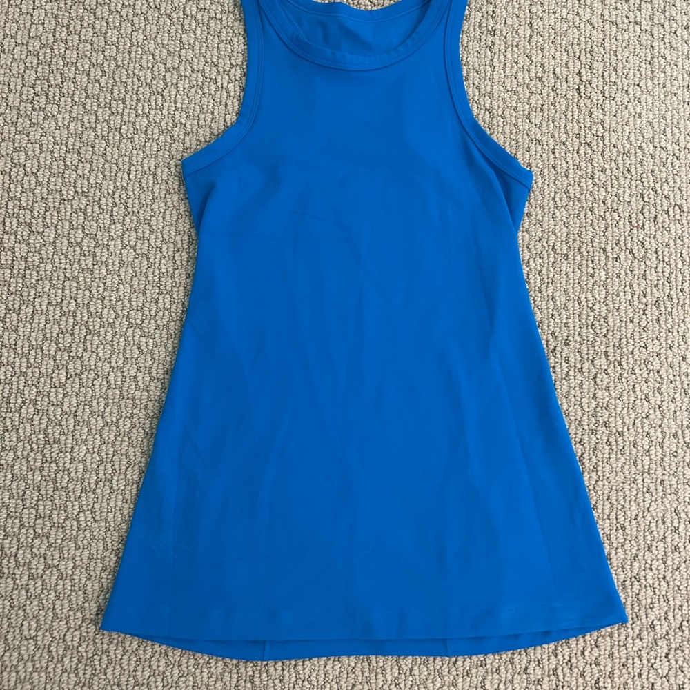Blue lululemon workout tank